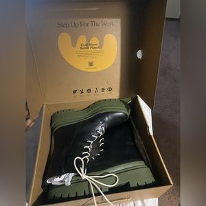 Steve Madden, women moss-lace up combat boots